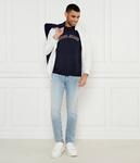 Майка мужская Guess Jeans хлопковая с логотипом бренда, синий - фото 2