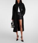 Пальто из оливковой шерсти Virgin Wool Sportmax, черный - фото 2