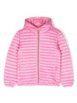Save The Duck пуховик с капюшоном, розовый - фото