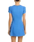 Мини-Платье Самара из букле Milly, синий - фото 4