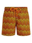 Шорты для плавания Vilebrequin Herringbones Turtles, оранжевый - фото