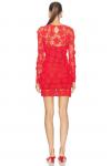 Для FWRD Мини-платье Cece крючком Aknvas, цвет Rouge - фото 3