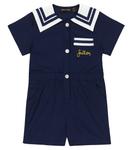 Хлопковый комбинезон Mini Rodini, синий - фото