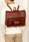 Рюкзак cairo Gusti Leder, Rotbraun - фото 2