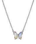 Женское колье с хрустальной бабочкой Macy'S, silver - фото