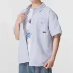 PUMA Мужская синяя рубашка - фото 5