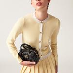 Кардиган женский Miu Miu, лимонный - фото 4