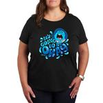 Футболка с рисунком Disney/Pixar's Inside Out 2 Sadness Plus Size «Все будет хорошо» Disney / Pixar, черный - фото