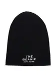 Шапка бини с вышитым логотипом MARC JACOBS, черный - фото