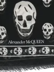 Шарф Classic Skull Alexander McQueen, черный - фото 2