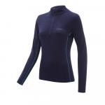 Спортивный топ Higher State L/S 1/4 Zip Neck, нави синий - фото