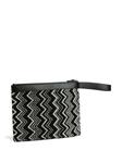 Missoni Home клатч Keith с узором зигзаг, черный - фото 3