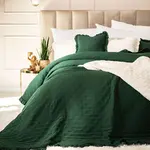 Покрывало MARKIZETA HOME, зеленый - фото