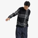 Свитер в клетку тартан Fred Perry, черный - фото 4