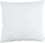 Подушка с 2 подушками, белая, 60 x 60 см, перо vidaXL - фото