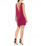 Мини-платье из крепа с бахромой Stella McCartney, Bright Purple - фото 3