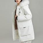 Пуховик женский белый New Balance - фото 6