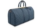 LOUIS VUITTON Сумка Keepall Bandouliere Monogram Denim 50 Navy - фото 3