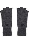 Courrèges Серые шерстяные перчатки - фото