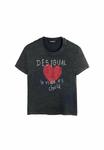 Футболка Desigual HEART , Grey - фото 6