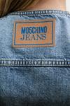 Джинсовая жилетка Moschino Jeans, синий - фото 6