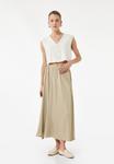 Юбка Koton Maxi skirt, Khaki - фото