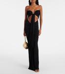 Каменное платье Disconnect Christopher Esber, черный - фото 2