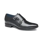 Johnston & Murphy Gibbons Monk Strap Slip-On, черный - фото