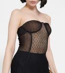 Длинное платье Liv с бахромой Khaite, черный - фото 4