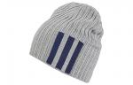 Adidas Мужская шапка-бини серого цвета - фото 3