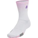 Коллекция Curry Playmaker ArmourDry Носки до середины икры унисекс 1 упаковка Белый Under Armour - фото