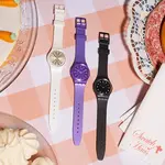 Унисекс фиолетовые часы 34 мм SO31V100 SWATCH - фото 4