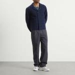 Куртка-Chain Folk, индиго textuкрасный check - фото 4