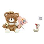 KUMAOYA Милые плюшевые медвежата Mocha, высота 28 см - фото