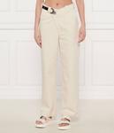 Джинсы окрашены Straight fit Pinko, бежевый - фото 3