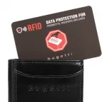 Кошелек bugatti "SECURE SLIM", натуральная кожа, черный - фото 9