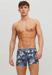 Трусики FLOWER TRUNKS 3 PACK Jack & Jones, цвет black/bardaboes cherry/maritime blue - фото 4