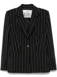 Vivienne Westwood пиджак в полоску, черный - фото