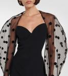 Мини-платье из тюля Nina Ricci, черный - фото 4