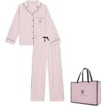 Женский комплект пижамы светло-розовый Victoria's Secret, подарочный набор (базовый комплект+оригинальная коробка+сумка для покупок) - фото