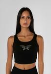 Топ CROPPED TANK FELICIOUS, черный - фото 5