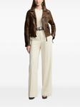 Ralph Lauren Collection куртка Andrea с эффектом потертости, коричневый - фото 2