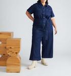 Женский джинсовый комбинезон Universal Standard, Dark indigo - фото