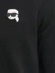 Худи с нашивкой-логотипом Karl Lagerfeld, черный - фото 4