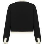 Кроп-куртка Christian с круглым вырезом DIOR, черный - фото 3