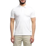 Тонкая приталенная поло Boss Button HUGO BOSS, белый - фото