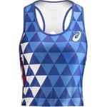 Футболка-майка Asics синяя женская - фото