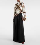 Широкие брюки из хлопка Dries Van Noten, черный - фото 2