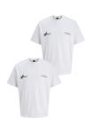 Футболка Jack & Jones 2 PACK, Weiß/White - фото 2