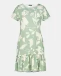 Платье с принтом и коротким рукавом Zermatt, зеленый - фото